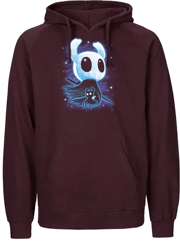 Shadow Knight - knight, hornet, gaming, games, gamer, video games, vintage, japanese, magical, magic, video gaming, silksong, Bug Knight, hollow knight silksong, silk song - Fairtrade Hoodie
