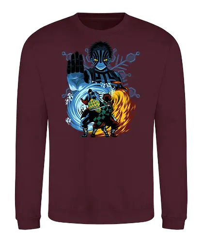 Upper 3 Battle - Slayer, Tanjiro, Giyu, Akaza - Sweatshirt
