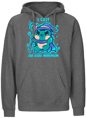 The Bare Minimum Spell - Frosch, absolutes Minimum, Zauberer, Frösche, Zauberspruch, frog, bare minimum, wizard, frogs, magic spell, spell casting, cast, nerdy, cute - Fairtrade Hoodie