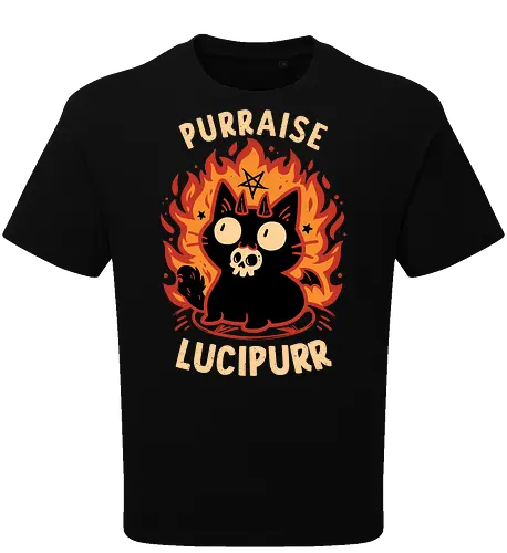 Demon Cat Lucipurr - Funny Gothic Kitten