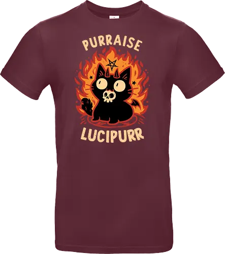 Demon Cat Lucipurr - Funny Gothic Kitten