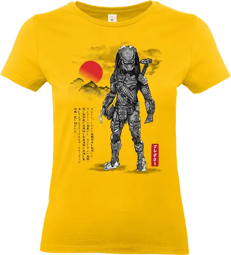 Wolf predator sumi e - predator, predator badlands, alien, halloween, japan, japanese art, sumi e, sci fi, movies - Standard T-Shirt (Frauen)