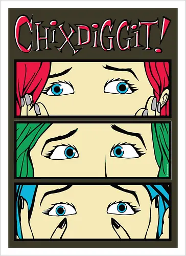 Chixdiggit! - Kanadischer Pop Punk - Exklusive Kunst - Loja MacacoRato