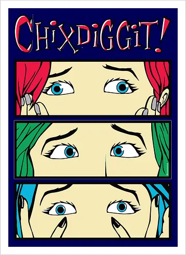 Chixdiggit! - Kanadischer Pop Punk - Exklusive Kunst - Loja MacacoRato