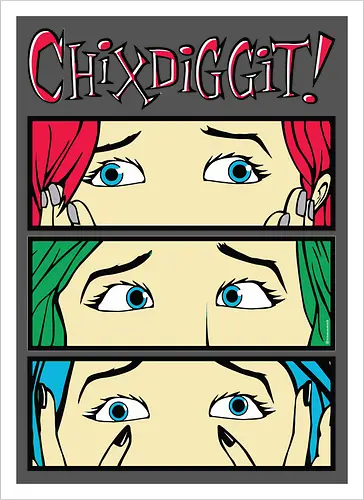 Chixdiggit! - Kanadischer Pop Punk - Exklusive Kunst - Loja MacacoRato