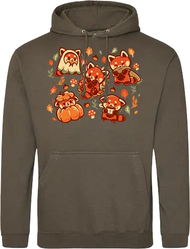 Red Panda Autumn Time