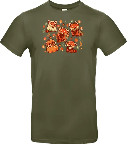 Red Panda Autumn Time