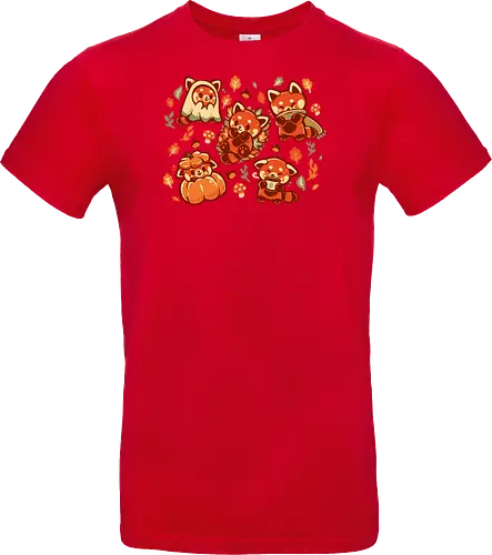 Red Panda Autumn Time