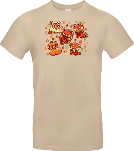 Red Panda Autumn Time