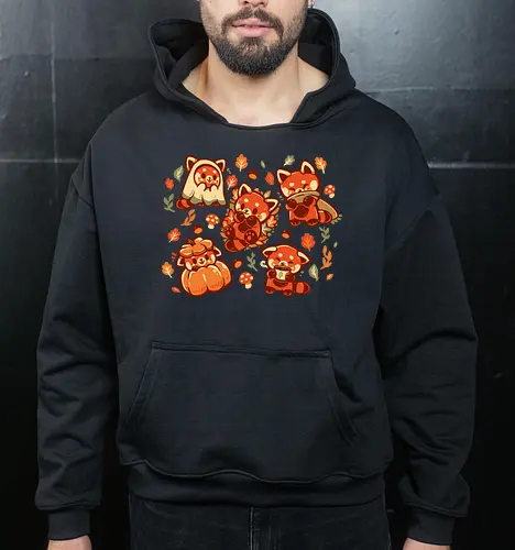 Red Panda Autumn Time