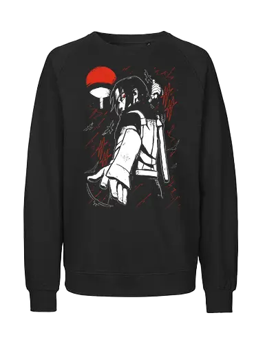 Itachi Uchiha - Shinobi Shippuden - Kawaii, Anime, Manga, Tokyo, Angry, Japanese Art, Aesthetic, Manga Style, Zylixzen, Aggressive, Gamer, Otaku, Gift, Cool - Fairtrade Sweatshirt