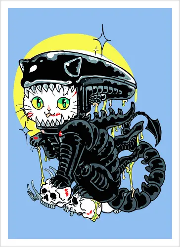 Cat Xenomorph Queen