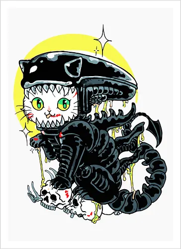Cat Xenomorph Queen
