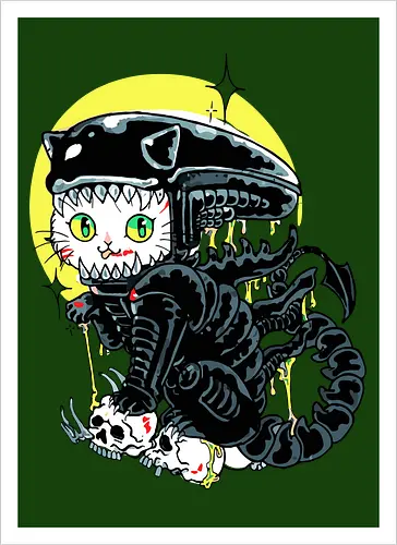 Cat Xenomorph Queen
