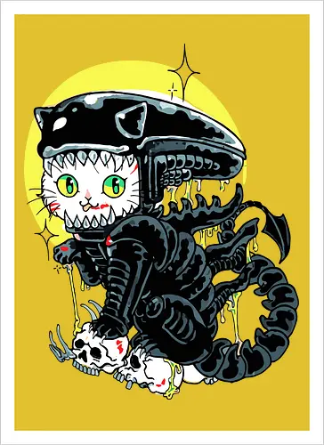 Cat Xenomorph Queen