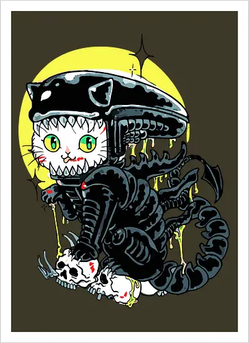 Cat Xenomorph Queen