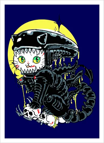 Cat Xenomorph Queen