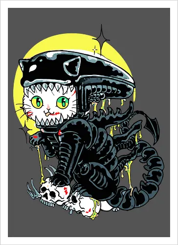 Cat Xenomorph Queen