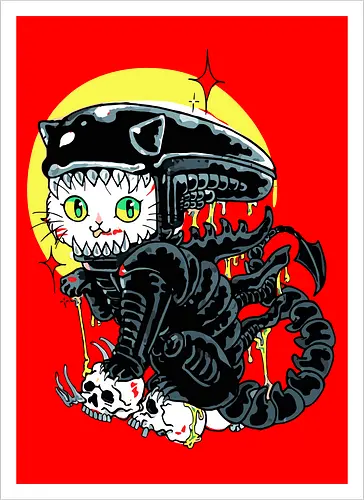 Cat Xenomorph Queen