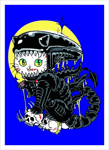 Cat Xenomorph Queen