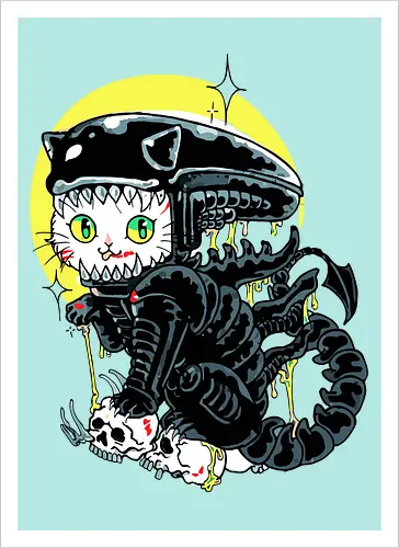 Cat Xenomorph Queen