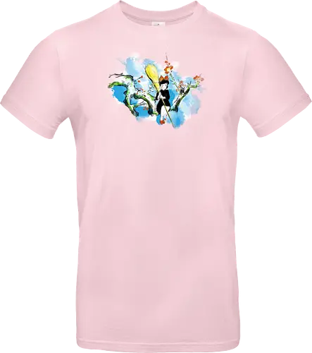Sumi-e little witch - anime, movie, little witch, Kiki, movie, japan pop culture - Standard T-Shirt