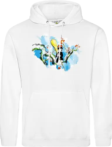 Sumi-e little witch - anime, movie, little witch, Kiki, movie, japan pop culture - Standard Hoodie