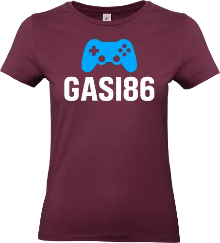 Hubert(DER ECHTE) - GASI86, Gaming, Gamer, Controller, Zocken, E-Sports, Streamer, YouTube, Twitch, Gaming Community, Videospiele, Gaming Merch, Team GASI86, Zockerlife, Gaming Style, Gamer Hoodie, Gamer Shirt - Standard T-Shirt (Frauen)