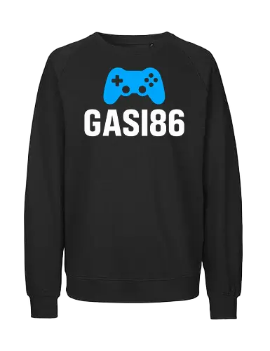 Hubert(DER ECHTE) - GASI86, Gaming, Gamer, Controller, Zocken, E-Sports, Streamer, YouTube, Twitch, Gaming Community, Videospiele, Gaming Merch, Team GASI86, Zockerlife, Gaming Style, Gamer Hoodie, Gamer Shirt - Fairtrade Sweatshirt