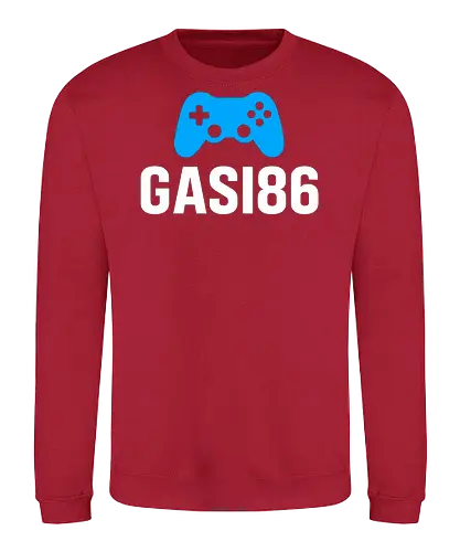 Hubert(DER ECHTE) - GASI86, Gaming, Gamer, Controller, Zocken, E-Sports, Streamer, YouTube, Twitch, Gaming Community, Videospiele, Gaming Merch, Team GASI86, Zockerlife, Gaming Style, Gamer Hoodie, Gamer Shirt - Sweatshirt