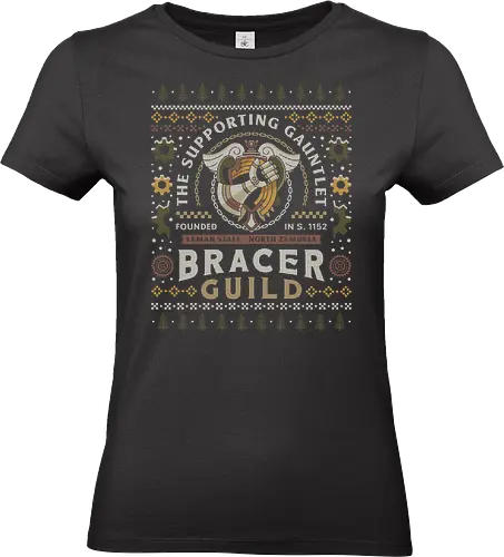 Bracer Guild Ugly Sweater - trails in the sky, legend of heroes, ys, crossbell, bracer guild, thors military academy, trails from zero, trails into reverie, trails of cold steel, gamer, gaming, video game, trails to azure, tio plato, mishy, estelle bright, rean schwarzer, joshua bright, lloyd bannings, ugly christmas sweater, xmas, christmas - Standard T-Shirt (Frauen)