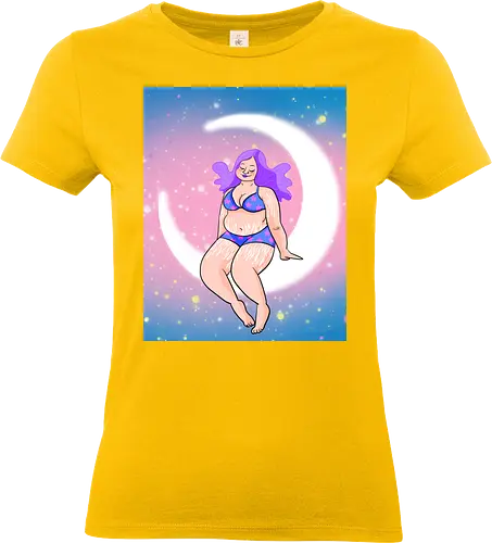 Lunar Scars - Comic, Woman, Frau, Feminismus, Mond, Weiblichkeit - Standard T-Shirt (Frauen)