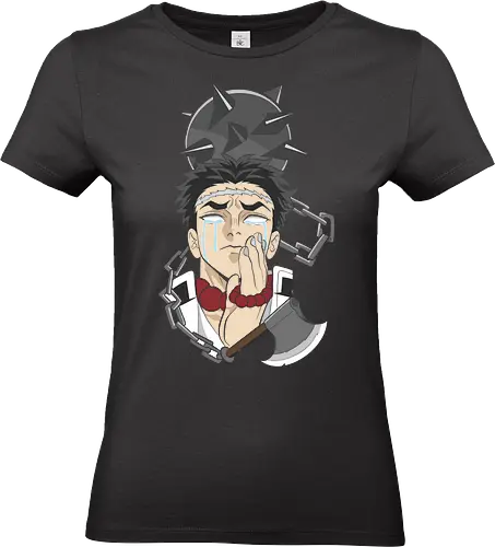Himejima Gyomei: Gentle Giant - cool anime art, Gyomei Himejima, Stone Hashira, Slayer, Hashira, anime, manga, fan art, t-shirt design, art print, emotional, powerful, Hashira training, geek art, stylish, KNY, Nichirin - Standard T-Shirt (Frauen)