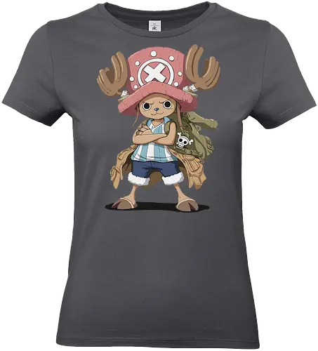 Captain Chopper's Grand Adventure - anime, manga, fan art, t-shirt design, art print, cute anime, Rumble Ball, doctor, Grand Line, geek art, stylish, iconic, Tony Tony Chopper, Chopper One Piece, Straw Hat Pirates - Standard T-Shirt (Frauen)