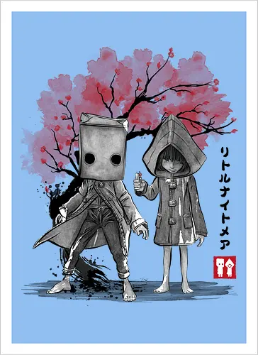 Six and Mono sumi e