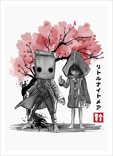 Six and Mono sumi e