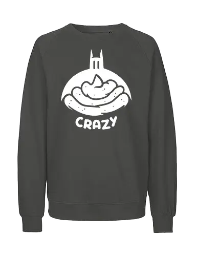 Bat S Crazy - batty, halloween jokes, halloween funny, Bat crazy, funny, halloween, puns, pun - Fairtrade Sweatshirt