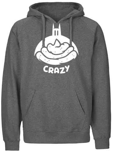 Bat S Crazy - batty, halloween jokes, halloween funny, Bat crazy, funny, halloween, puns, pun - Fairtrade Hoodie