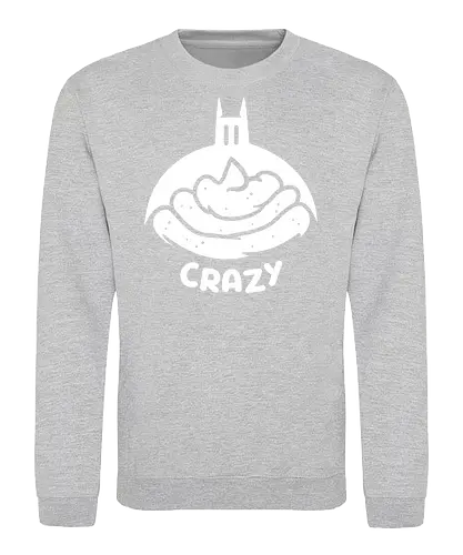 Bat S Crazy - batty, halloween jokes, halloween funny, Bat crazy, funny, halloween, puns, pun - Sweatshirt