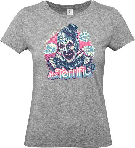 Be Terrified - Movie, film, horror, Halloween, horror movies, classic horror, terrified - Standard T-Shirt (Frauen)