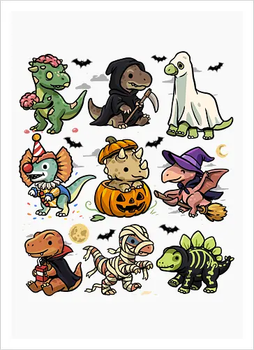 Spooky Dinosaurs