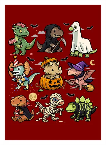 Spooky Dinosaurs