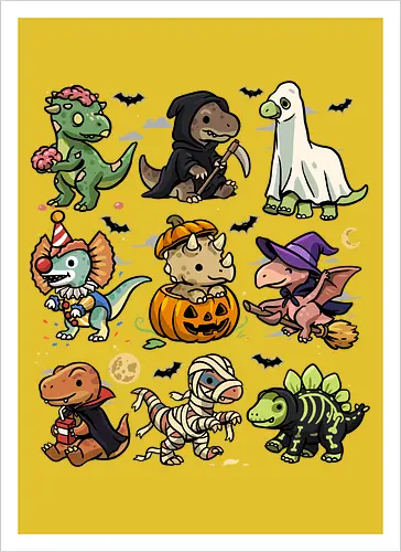 Spooky Dinosaurs