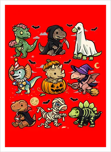 Spooky Dinosaurs