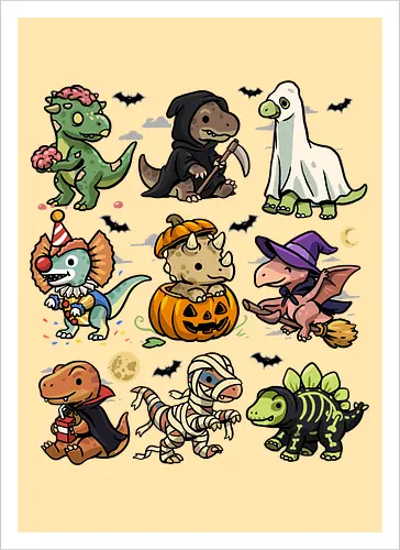 Spooky Dinosaurs