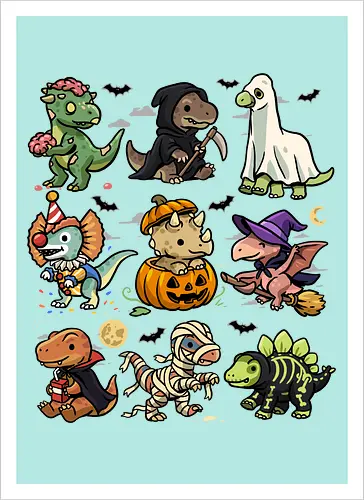 Spooky Dinosaurs