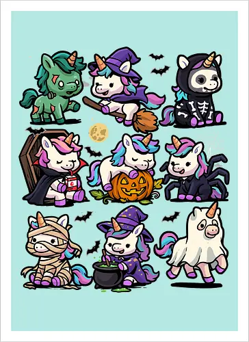 Spooky Unicorns