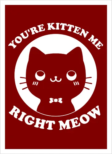 Cat Ironic Sarcastic Pun 