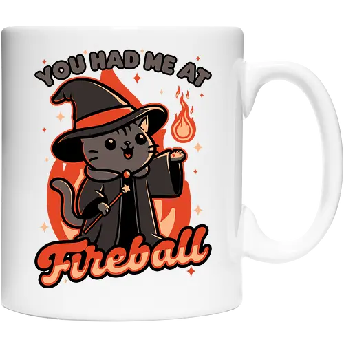 Magical Fireball Cat