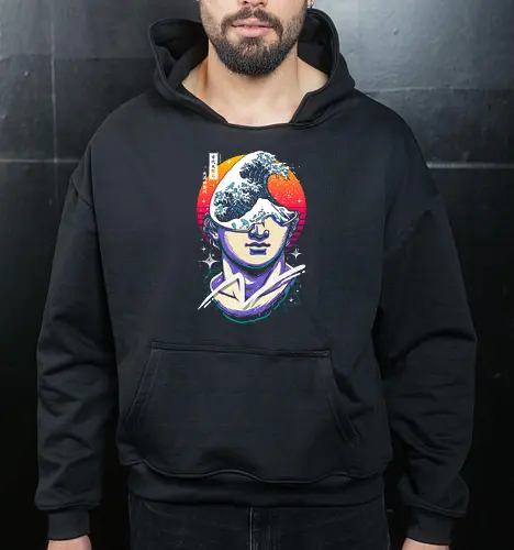 The Great Wave Of Greek Statue